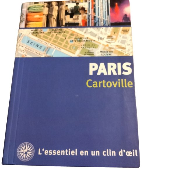 Paris Cartoville L essentiel en un clin d oeil Guide book French Gallimard Map - Picture 2 of 5